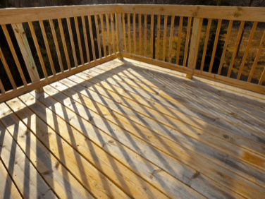 Solid Pine Decking
